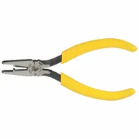 KLEIN TOOLS Dieless Crimper: UR/UY/UG, 5 43/50 in Overall Lg, Std Cushion Grip, Not Adj, 4 oz Wt (MPN D234-6)