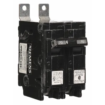 SIEMENS B270HH BL Series Miniature Circuit Breaker - B Series, Bolt-On Siemens Miniature Circuit Breakers