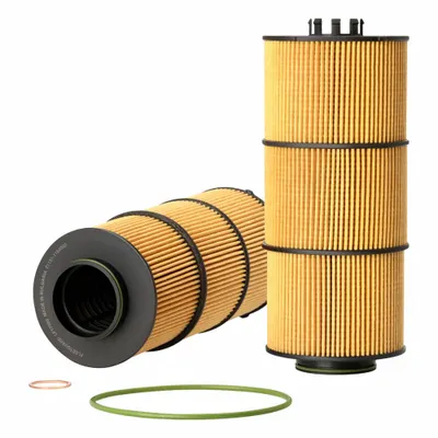 FLEETGUARD Automotive Oil Filter: 11 5/16 in Overall Ht, 15 in Overall Lg, 10 in Overall Wd - Cartridge Oil Filters