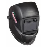 WESTWARD Welding Helmet: Passive, 0 Arc Sensors, Black, W10, 3.86 in x 2.09 in, Ratchet, Nylon
