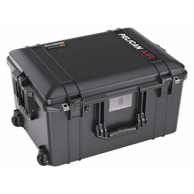 PELICAN 1607AIRNF Lightweight Suitcase-Style Case, No Foam, Black, Mobile - Lightweight Suitcase-Style Cases