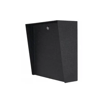 PEDESTAL PRO Outdoor Housing: 14 in Overall Ht, Black, Cover Housing, 6 in x 14 in - Covers for Gate Operator Access Control Devices