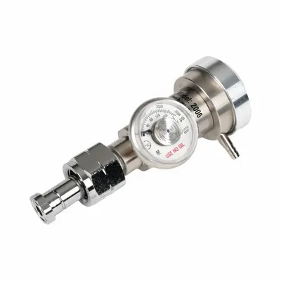 INDUSTRIAL SCIENTIFIC Stainless Steel Female Gas Regulator - Accessories for Portable Gas Detection Calibration