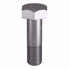 Grade B8M heavy hex bolt, stainless steel, plain finish, 7/8"-9 thread size, 3-inch length. Meets ASTM A193 material and ASME B18.2.1 dimensional standards. Used for high-strength bolting in flanges, valves, and fittings.