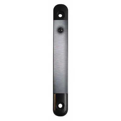 TENSABARRIER Magnetic Wall Receiver, Black, 2 in Overall Height, Wall-Mount - Mountable Receivers for Retractable Belt Barriers