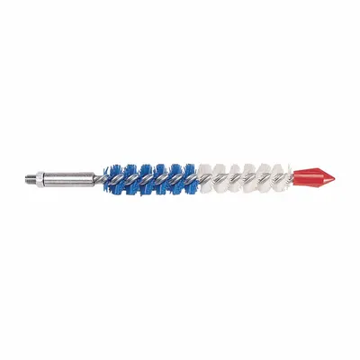 GOODWAY Tube Brush: Threaded Connection, Nylon, 5/8 in to 5/8 in, 1/4"-28 Male - Brushes for Heat Exchanger Cleaning Equipment