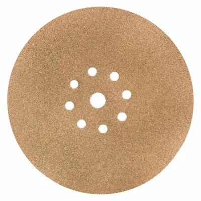 DEWALT Drywall Sanding Disc: Disc, 9 in, Hook and Loop, Paper Backing, 80 Grit - Abrasives for Drywall Sanders