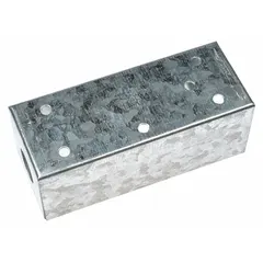 Capacitor box for use with electric motors in industrial equipment such as fans, pumps, and compressors. Provides capacitance for starting or running motors in HVAC and manufacturing applications.