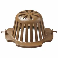 JAY R. SMITH MFG. CO Dome Strainer: Cast Iron, 6 7/8 in Overall Dia, 4 1/2 in Overall Ht, Screw (MPN 3970DBS)