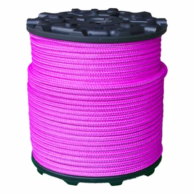 ALL GEAR Rigging and Climbing Rope: Double Braid, 1/2 in Dia, 3,700 lb Working Load Limit - Rigging & Climbing Rope