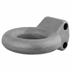 Steel lunette ring with a 3-inch ring diameter and 7 1/2-inch overall length. Rated for 12,000 lb gross towing weight capacity. Used to connect a trailer to a pintle hitch on trucks or heavy equipment for agricultural, construction, and industrial towing applications.