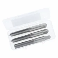 CLE-LINE Tap Kit: 3/8"-16 UNC, H3 / 3B, 4 Flute, High Speed Steel (MPN C62048)