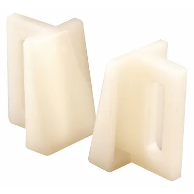 PRIME-LINE N 6950 Guide, 1-1/8 in L, 3/4 in W, 1 PR - Hanging Door Guides