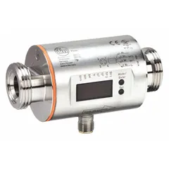 Electromagnetic insertion flowmeter with stainless steel seal and Viton O-ring. Provides 4-20 mA output and LED display. Accuracy ±(0.8 mw + 0.5 mew), max voltage 30V DC. For 1/2 in pipe, universal mounting. Used for flow measurement in water piping systems.