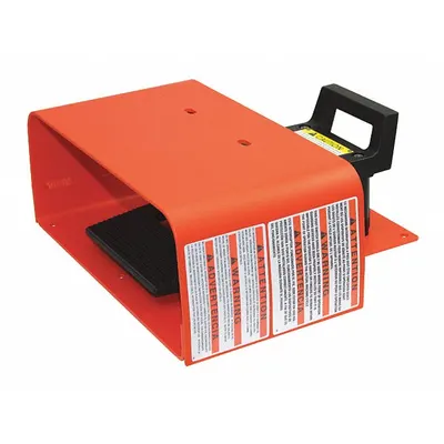 LINEMASTER Foot Switch: Explosion Proof 600 Series, 1 Pedals, SPDT, Momentary - SIngle-Pedal Foot Switches