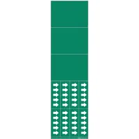 Pipe Marker: Green, White, Fits 3/4 in and Smaller Pipe O.D., 3 Pipe Markers, With (MPN 7022-3C)