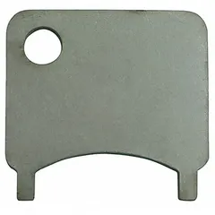 This spanner key is used for installing or removing washbasin faucet nozzles. Made of stainless steel with an unfinished finish and male configuration, it provides corrosion resistance for wet environments. Includes one spanner key.