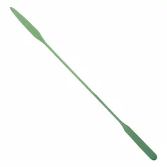 Approved Vendor 8 in PTFE-Coated Stainless Steel Lab Spatula, Green, Non-Sterile