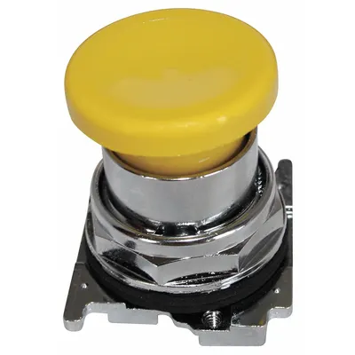 EATON Mushroom Head Push Button: 30 mm, Non-Metallic - Mushroom-Head Push-Button Operators