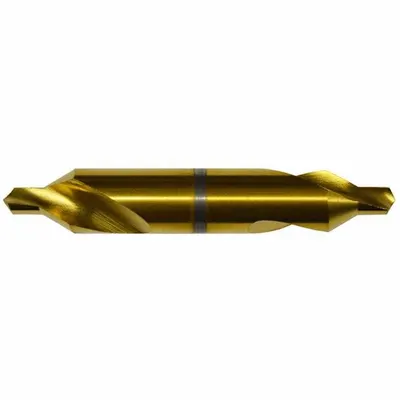 KEO Center Drill: Plain Type, #5, 60°, 2 3/4 in Overall Lg - Plain-Tip Center Drills