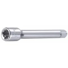This 1/4" drive hand socket extension has a 3-inch overall length and standard type. It features a 1/4-inch input and output drive size. Use it to extend the reach of sockets in confined spaces during automotive, machinery, or general assembly work.