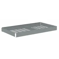 TENNSCO Shelf: 42 in x 18 in, 2,500 lb Load Capacity, Steel, 5 ga Decking, Gray, Shelf (MPN ZLCS-4218W)