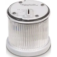 EDWARDS SIGNALING Tower Light Module: Steady, 240V AC, White, 70 mm Overall Dia, 3 1/8 in Overall Ht (MPN 270LEDSW240A)