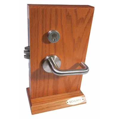 SCHLAGE Door Lockset: Storeroom Lever Locksets, Stainless Steel, ADA Compliant - Electric Lever Locksets