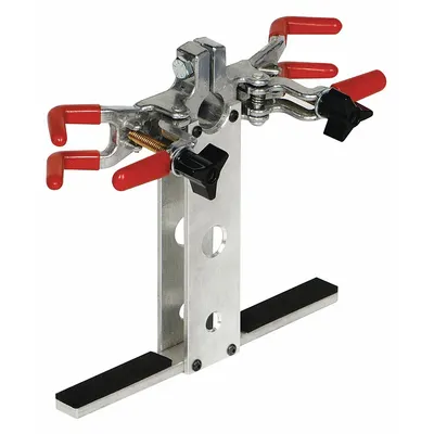 BURRELL SCIENTIFIC Volumetric Clamp, Aluminum, 8 in Overall Length - Lab Clamps