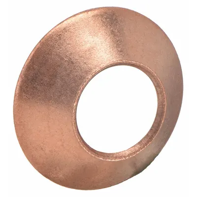 PARKER Flared Fitting Gasket: 3/8 in OD Fitting Size, Flared, Brass - Standard Brass 45-Degree Flare Tube Fittings
