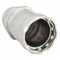 VIEGA MEGAPRESS Crimp Adapter Fitting: 3/4 in Pipe x 3/4 in Pipe Size, Press-fit x MNPT, Steel, EPDM (MPN 25105)