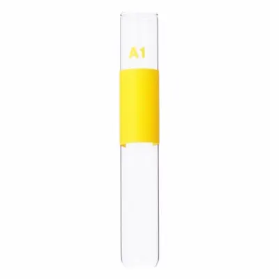 KIMBLE Test Tube: 3 mL, Test Tube, 10 mm Body Dia, 75 mm Overall Ht, Colorless - Glass Test Tubes