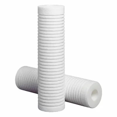 3M Water Filter Cartridge: 31 micron, String Wound, Polypropylene - Solid Water Filter Cartridges
