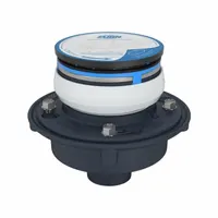 ZURN Shower Drain: 8 3/8 in Overall Dia, 6 in Grate Size, 2 in Nominal Pipe Size, No Hub, Cast Iron (MPN ZB415-2NH-6BZ1)