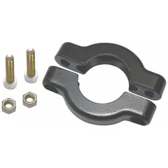 This steel mounting bracket is designed for use as an FCC filter clamp. It provides secure support for filters in pneumatic systems, facilitating stable operation and maintenance in industrial settings.