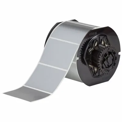 BRADY Pre-Cut Label Stock Roll: 2 in x 3 in, Acrylic, Permanent Adhesive, 700 Labels - Brady Thermal Transfer Precut Label Rolls