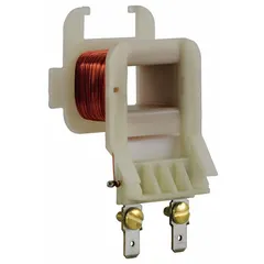 Replacement coil for SQUARE D 8910DPA series definite purpose contactors. Rated 120V AC. Used to energize the contactor coil in motor control applications such as HVAC, refrigeration, and industrial equipment.