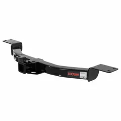 This Class III trailer hitch is designed for the Buick Acadia, with a gross trailer weight capacity of 5,000 lb and a gross vehicle weight capacity of 5,000 lb. It is constructed from carbon steel with a powder-coated finish for corrosion resistance. No drilling is required for installation. Suitable for towing trailers, boats, or campers.