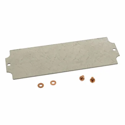 HAMMOND Inner Panel: Back Panel Panel, 7.03 in Overall Ht, 2.48 in Overall Wd, Steel - Interior Mounting Panels