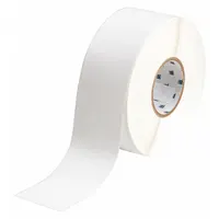 Continuous Label Stock: 2 1/4 in x 100 ft, Polypropylene, White (Matte), Outdoor (MPN J50C-2250-2585)