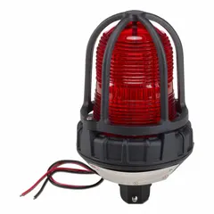 This 24V DC fire alarm strobe light from FEDERAL SIGNAL is designed for surface or pole mounting. It draws 0.6 A and has an overall depth of 9 1/4 inches. Suitable for visual signaling in fire alarm systems.
