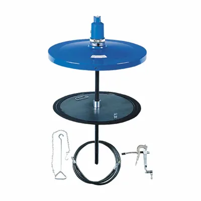 MACNAUGHT Air Drum Pump: Pump w/ Discharge Hose & Nozzle, 50:1, 460 g/min Max. Flow Rate - Grease Dispensing Piston Drum Pumps