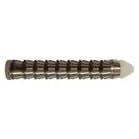 This double-ferrule compression fitting is made of stainless steel for 3 mm OD tubing. It is compatible with Swagelok brand fittings and provides a leak-tight seal in industrial fluid systems, commonly used in instrumentation, hydraulic, and pneumatic lines