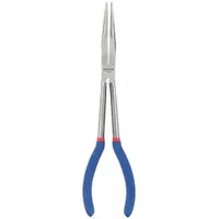 Needle Nose Plier: 2 1/8 in Max Jaw Opening, 11 1/8 in Overall Lg, 3 1/8 in Jaw Lg, 1/8 in Tip Wd (MPN 1UKK6)