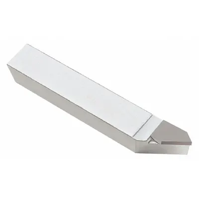 MICRO 100 Single-Point Tool Bit: ER Tool Bit Style, 1/2 in Shank Wd, 1/2 in Shank Ht - Brazed-Tip Lathe Tool Bits