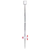 KIMBLE Straight Bore Buret: 5 mL, A, 790 mm, ±0.01 mL, 0.01 mL Inc, Borosilicate Glass (MPN 17110F-5)