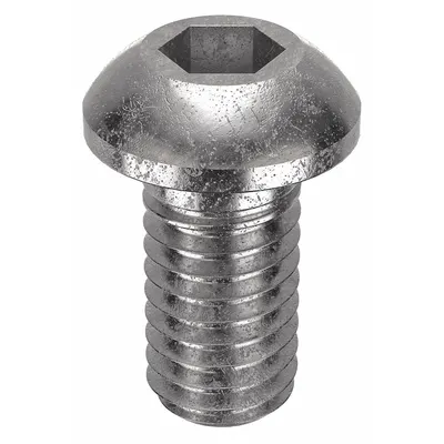 FOREVERBOLT Socket Head Cap Screw: M6x1.00 Thread Size, 12 mm Lg, Button, NL-19, Stainless Steel - Button Head Socket Cap Screws
