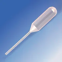 GLOBE SCIENTIFIC Transfer Pipette: 4 mL Capacity, Non-Sterile, Narrow Stem Transfer Pipette, 500 (MPN 136020-500)