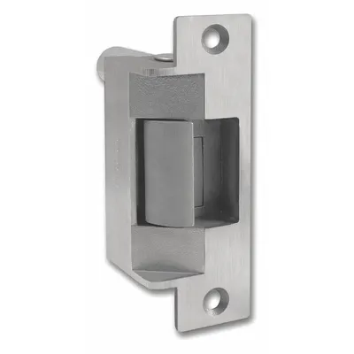 HES Electric Door Strike: 1 1/4 in Wd, 4 7/8 in Ht, Cylindrical/Mortise - Combination Cylindrical & Mortise Electric Strikes