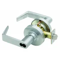 SCHLAGE Door Lockset: Storeroom Lever Locksets, Chrome, ADA Compliant (MPN ND80JD RHO 626)